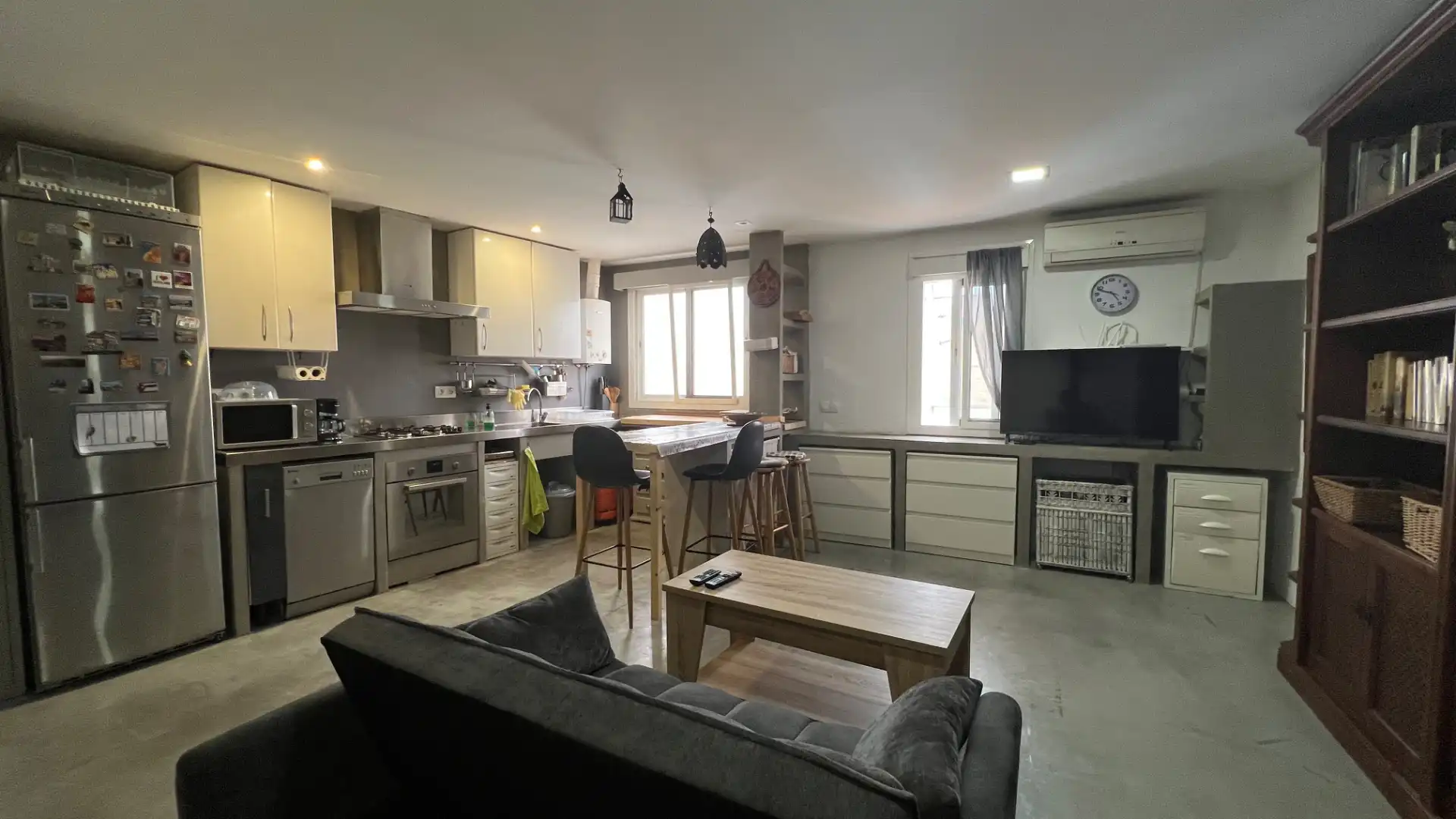 Küche von Wohnung zum Verkauf in Málaga mit Klimaanlage, Terrasse und Möbliert