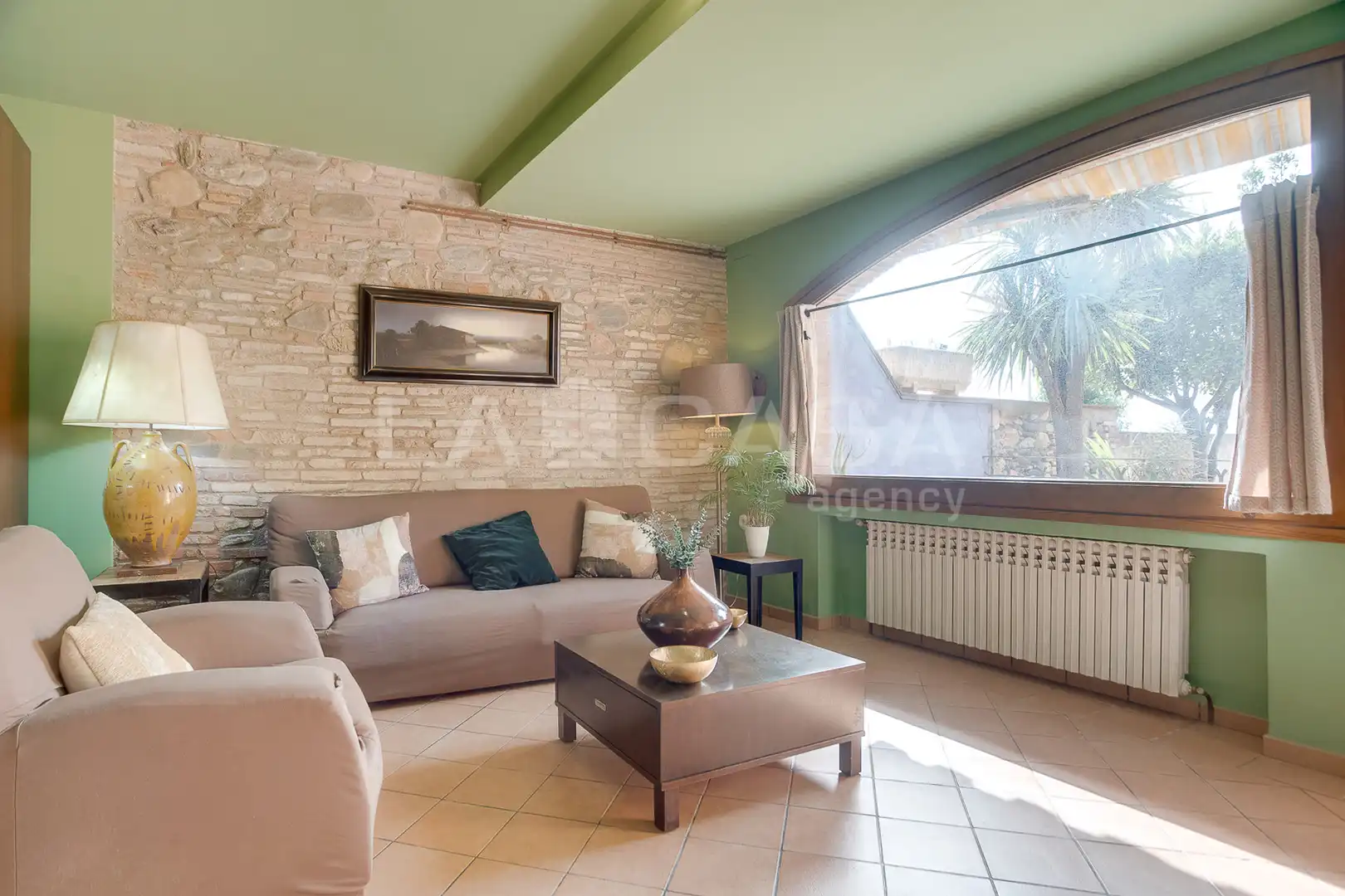 Sala d'estar de Casa adosada en venda en Sant Antoni de Vilamajor amb Calefacció, Terrassa i Traster