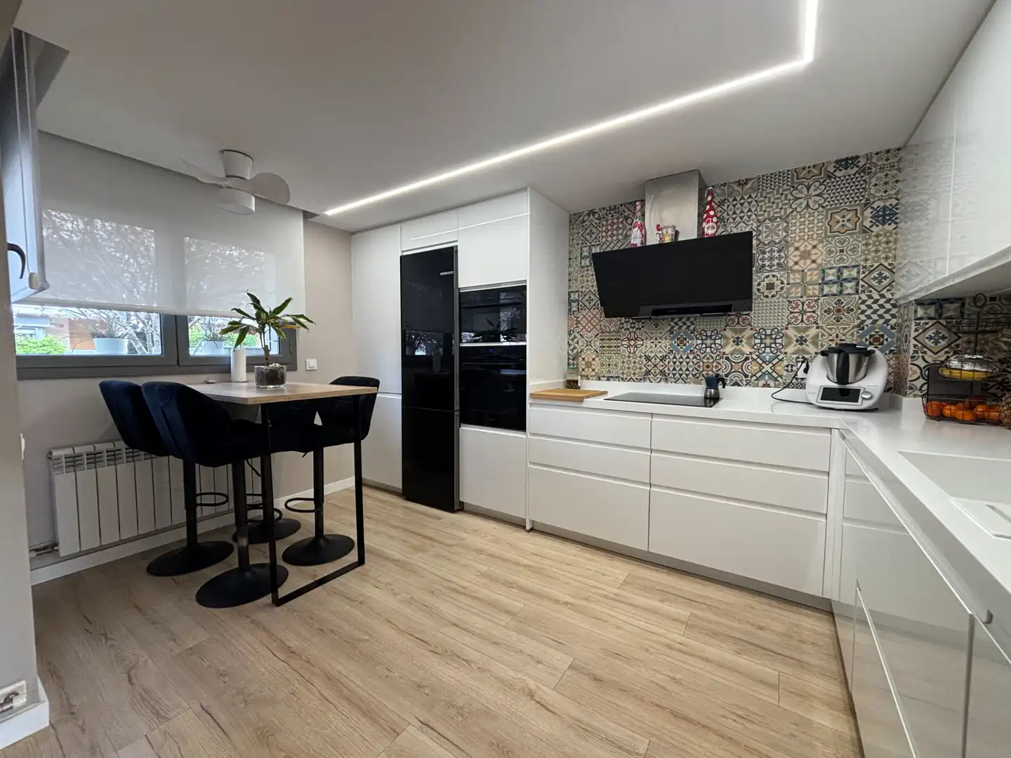 Cocina de Casa adosada en venta en Lleida con Aire acondicionado, Calefacción y Parquet