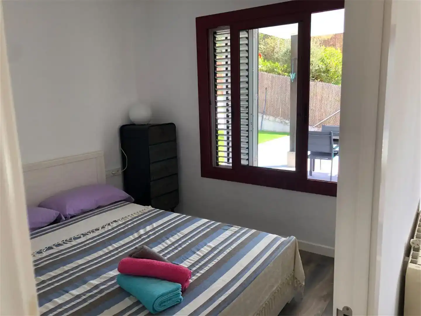 Schlafzimmer von Wohnung zur Miete in Sant Pere de Ribes mit Klimaanlage und Schwimmbad
