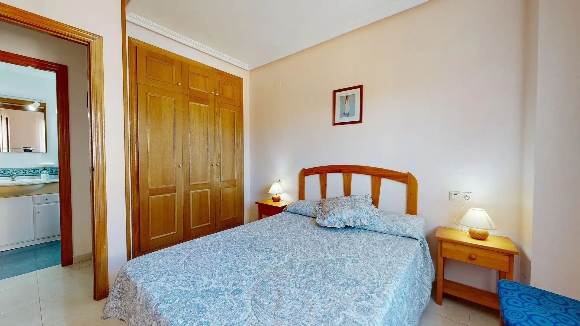 Schlafzimmer von Wohnungen zum Verkauf in Elche / Elx mit Klimaanlage, Terrasse und Möbliert