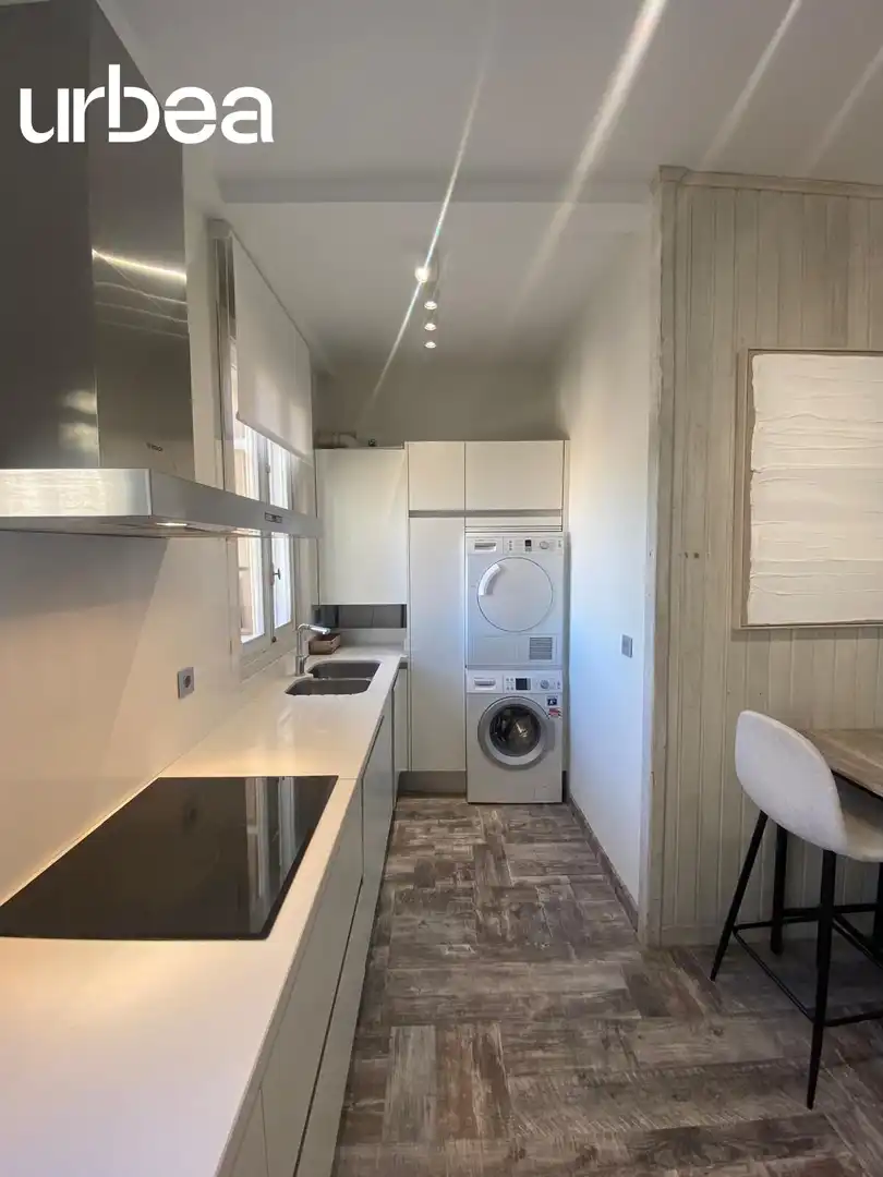 Cocina de Ático de alquiler en Málaga con Terraza, Amueblado y Balcón