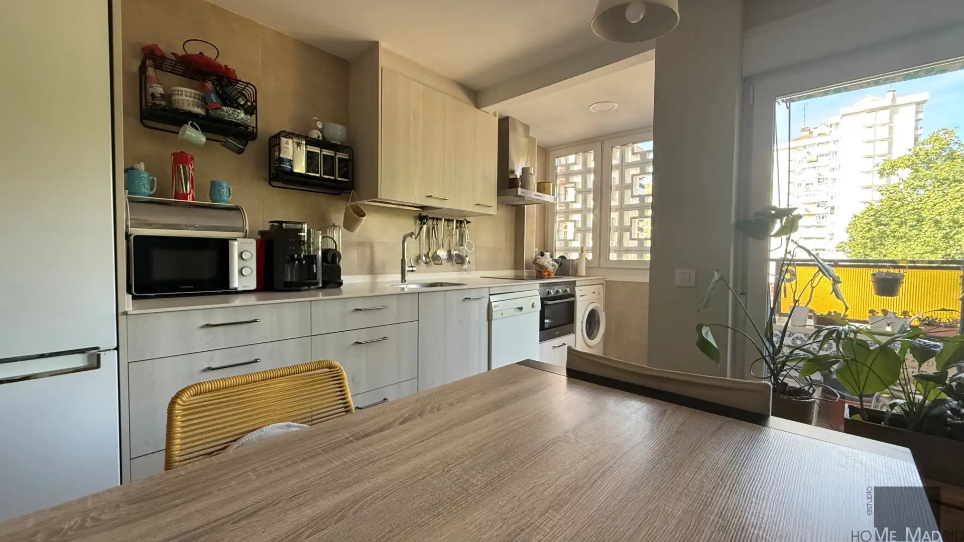 Kitchen of Flat for sale in Madrid  with Air Conditioner, Heating and Terrace