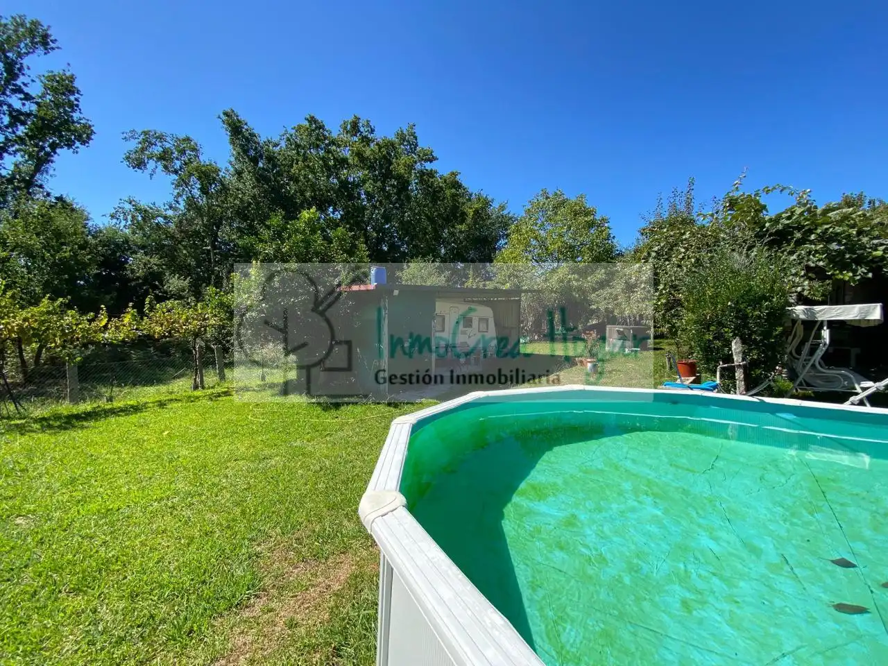 Schwimmbecken von Grundstücke zum Verkauf in Ponteareas