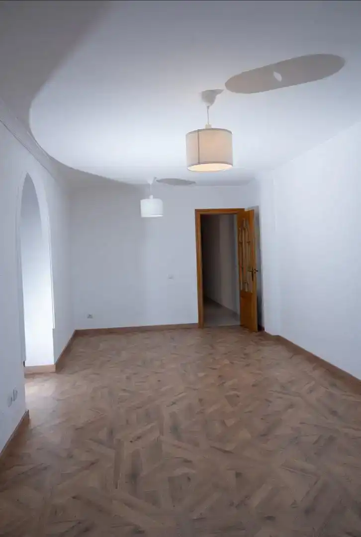 Schlafzimmer von Wohnung zur Miete in Málaga mit Klimaanlage, Parkett und Abstellraum