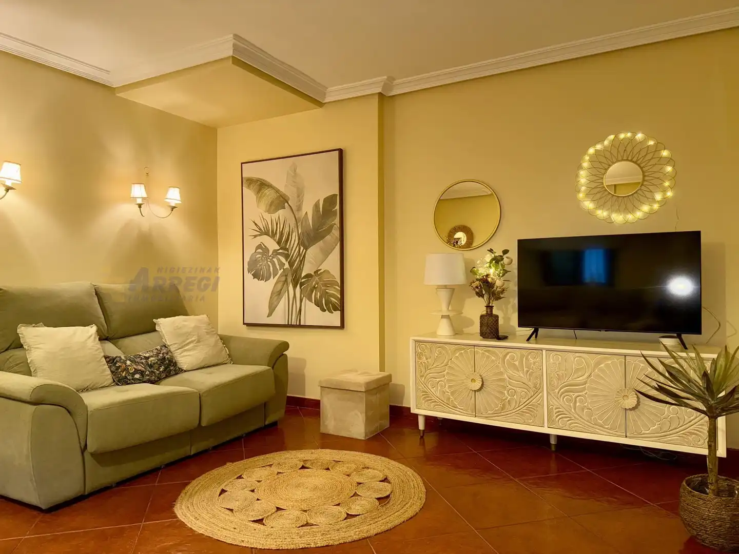 Living room of Flat for sale in Mendaro  with Heating, Private garden and Terrace