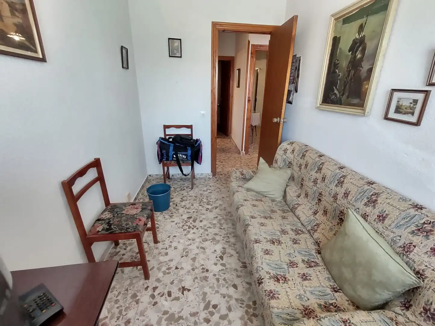 Living room of Houses for sale in Piedrabuena  with Heating, Furnished and Oven