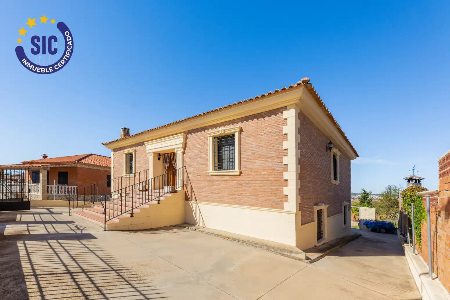 Vista exterior de Casa o chalet en venta en Hontecillas con Calefacción, Terraza y Amueblado