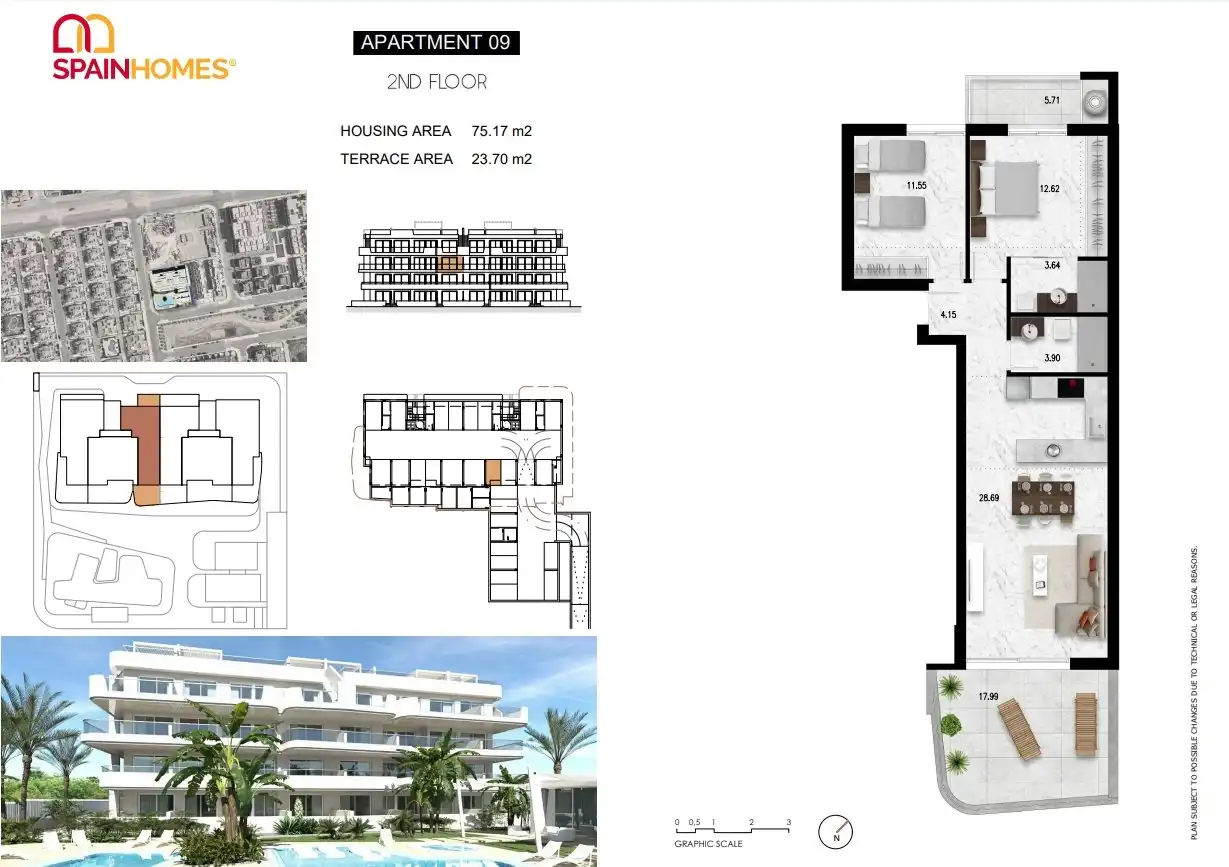 Apartament amb terrassa en venda a Orihuela Costa, imagen 44