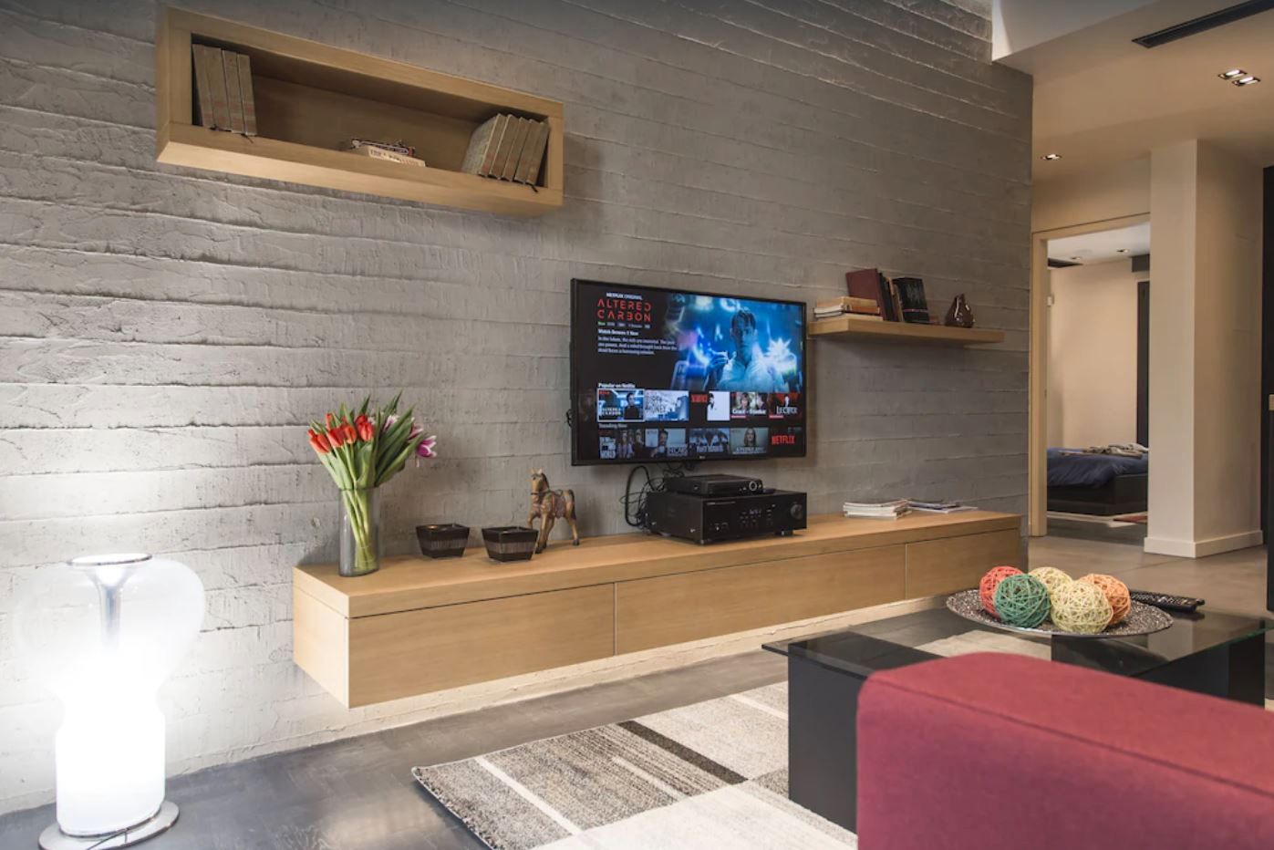 Living room of Flat to rent in  Sevilla Capital  with Furnished, TV and Pets allowed