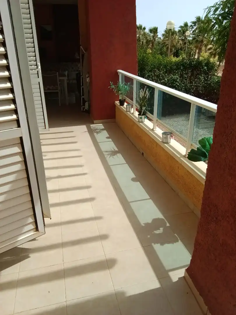 Terrace of Flat for sale in Fuente Álamo de Murcia  with Air Conditioner, Heating and Private garden