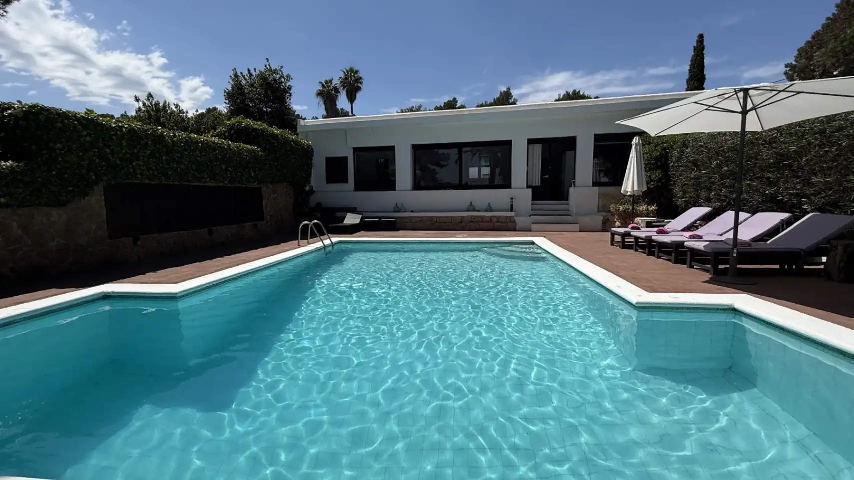 Swimming pool of Houses for sale in Sant Antoni de Portmany  with Air Conditioner, Heating and Private garden