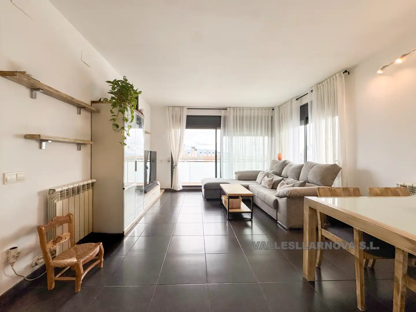 Sala de estar de Piso en venta en Parets del Vallès con Calefacción, Terraza y Trastero