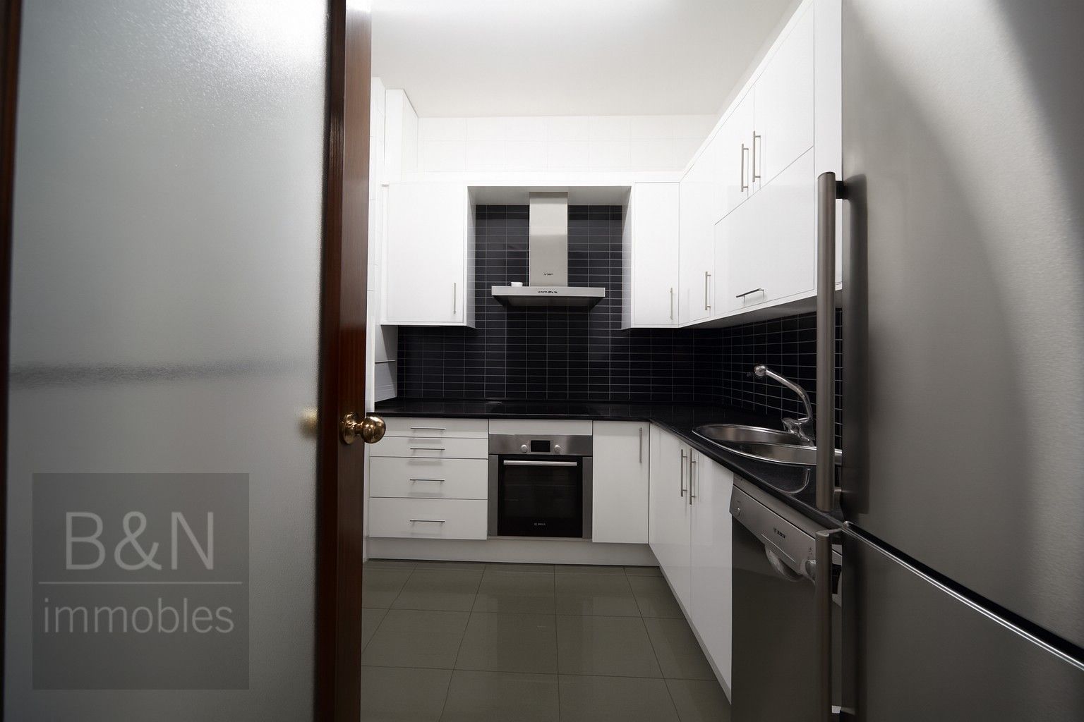 Kitchen of Flat for sale in Terrassa  with Air Conditioner, Heating and Terrace