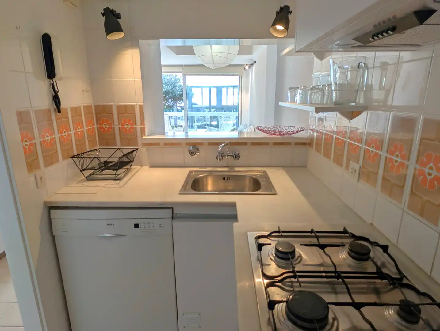 Cocina de Apartamento en venta en Castell d'Aro, Platja d'Aro i s'Agaró con Terraza, Amueblado y Balcón