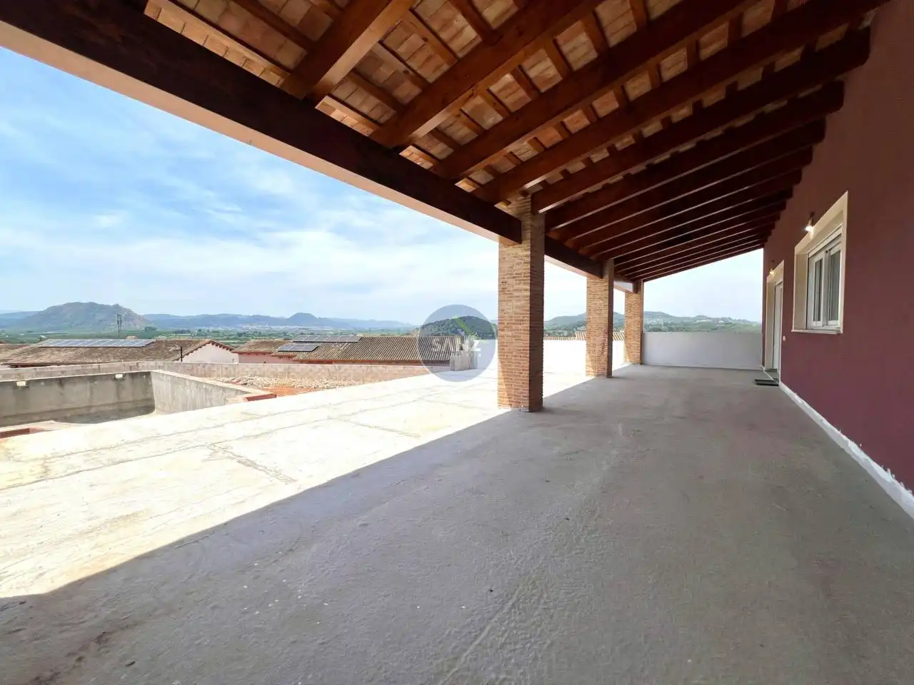 Terraza de Casa o chalet en venta en L'Énova con Aire acondicionado, Jardín privado y Terraza