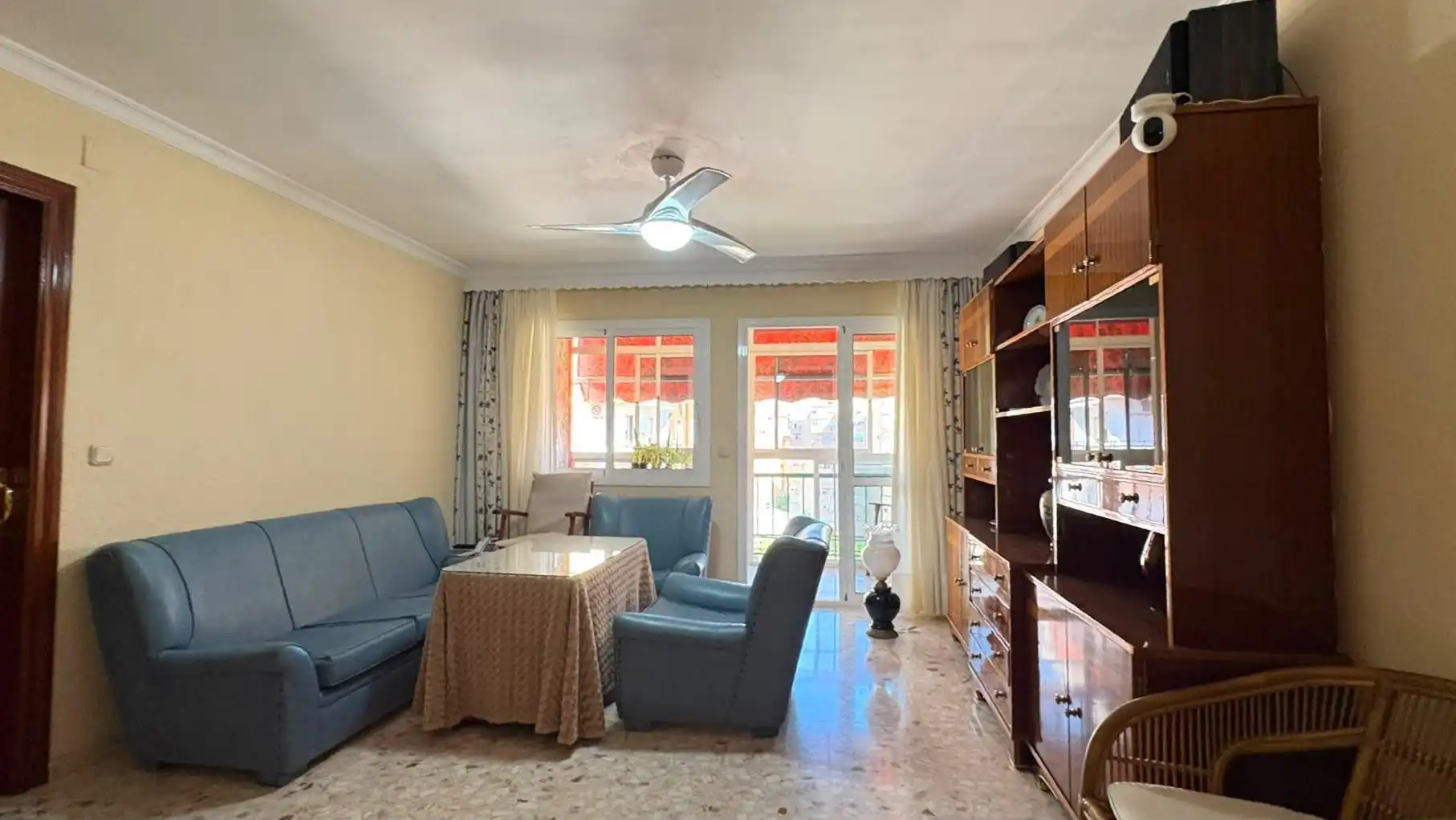 Sala de estar de Piso en venta en Málaga con Aire acondicionado y Terraza
