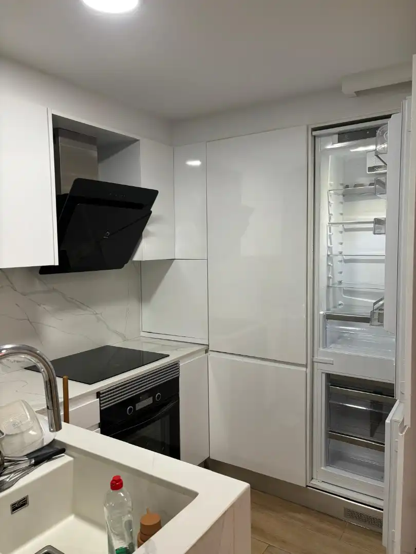 Küche von Wohnung zum Verkauf in Barcelona mit Klimaanlage, Möbliert und Ofen