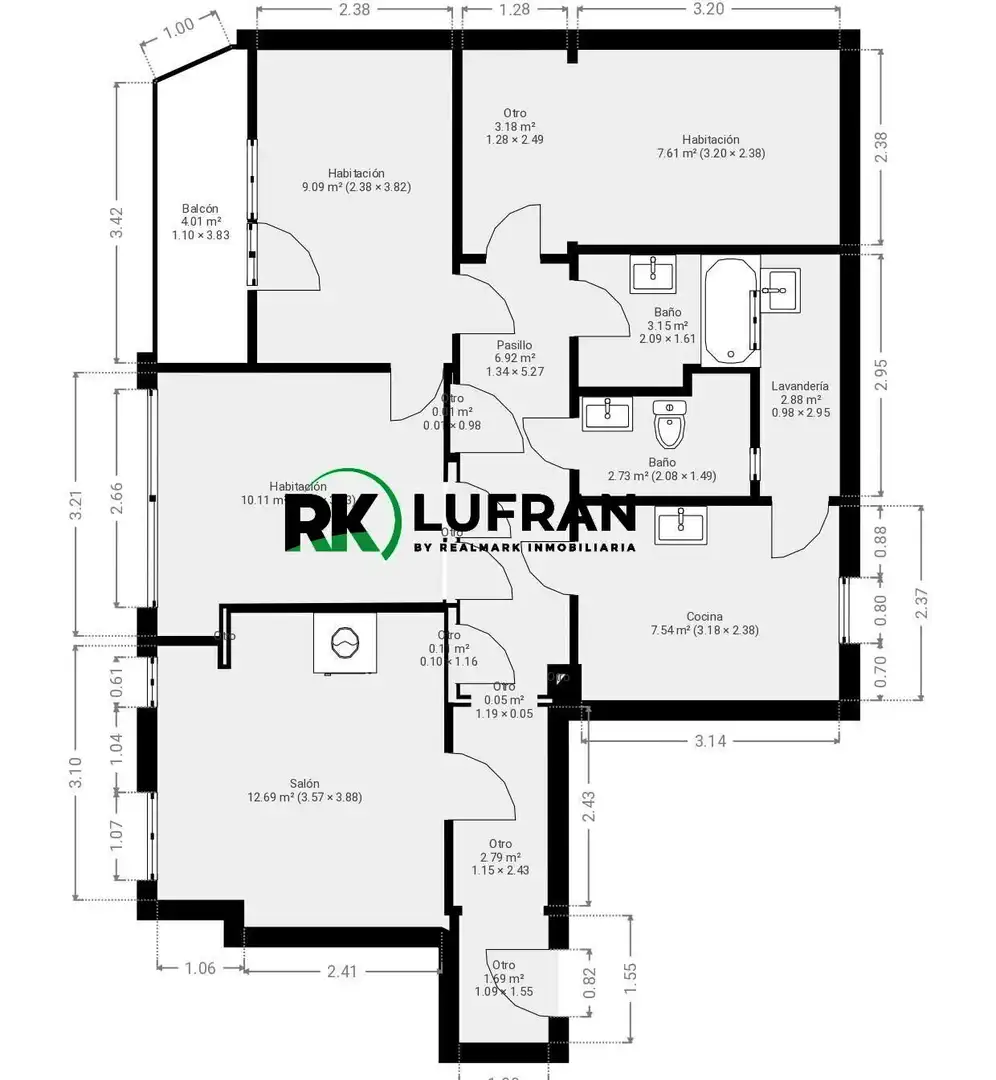 Wohnung mit Terrasse zum Verkauf in Centro, imagen 3