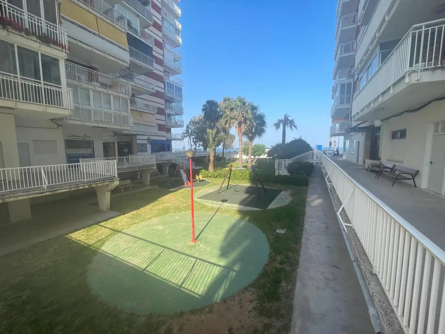 Parking of Apartments for sale in Benicasim / Benicàssim  with Private garden, Terrace and Community pool