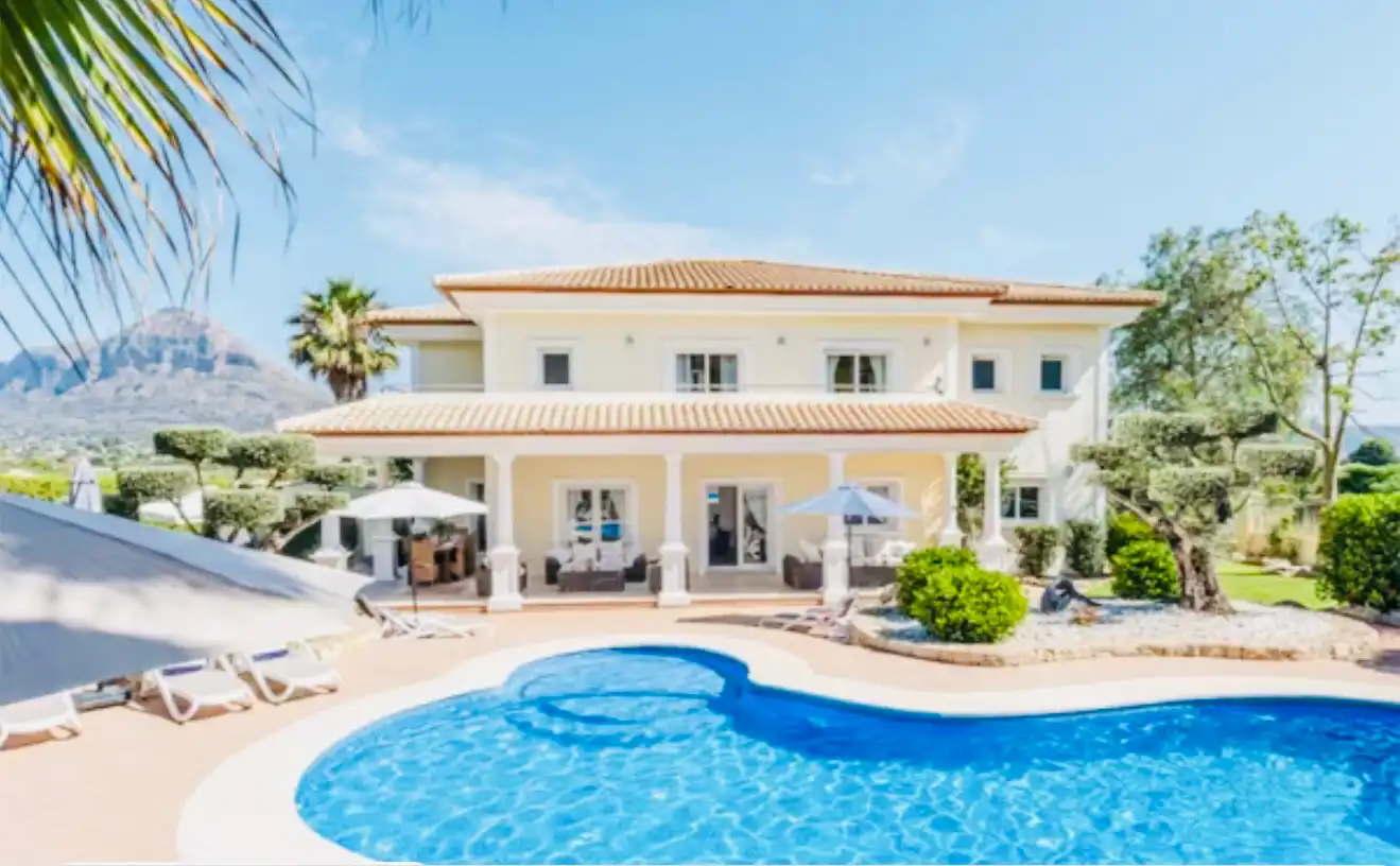 Vista exterior de Casa o chalet en venta en Jávea / Xàbia con Aire acondicionado, Calefacción y Jardín privado