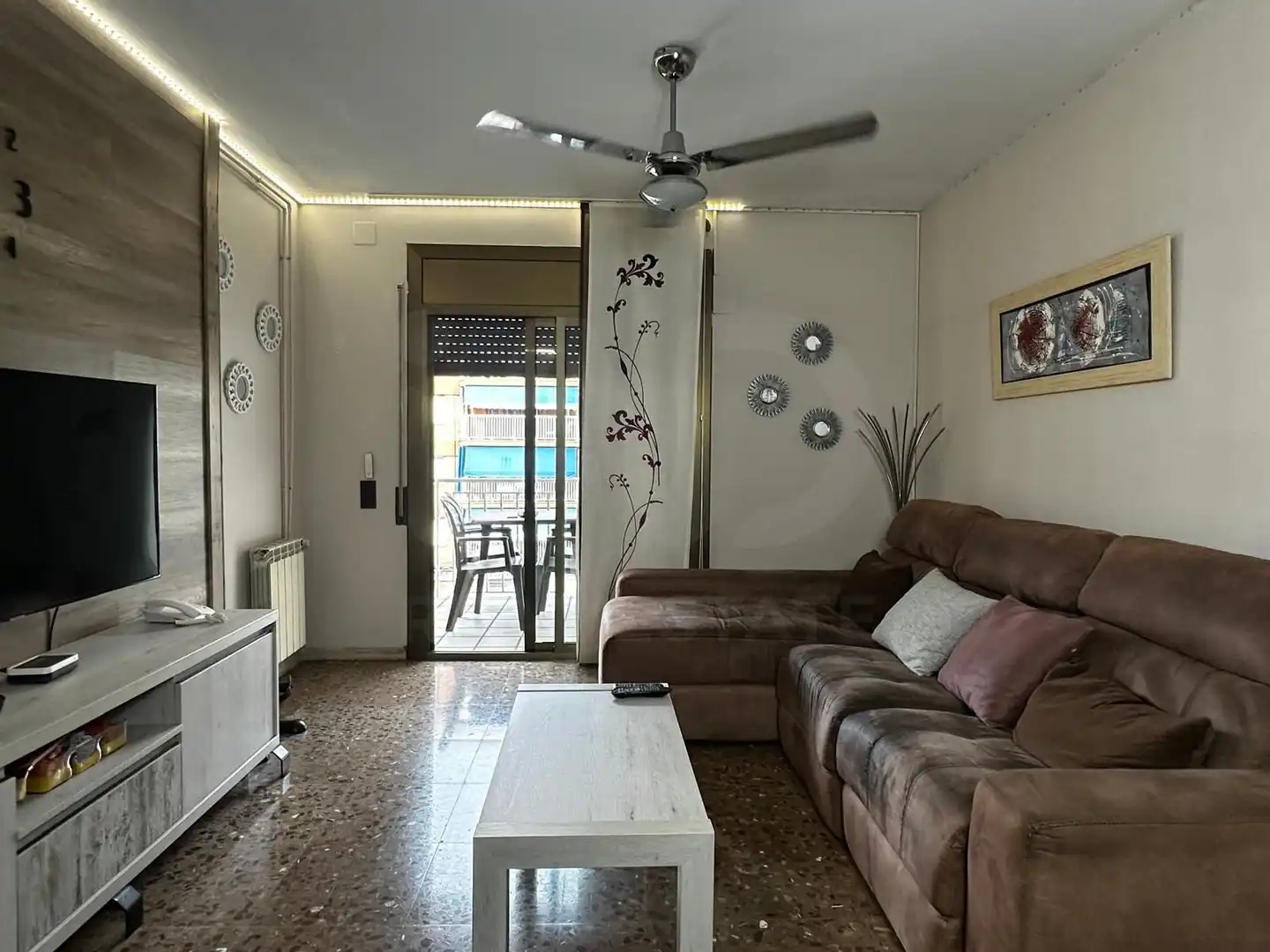 Sala d'estar de Pis en venda en Vilanova i la Geltrú amb Aire condicionat i Calefacció