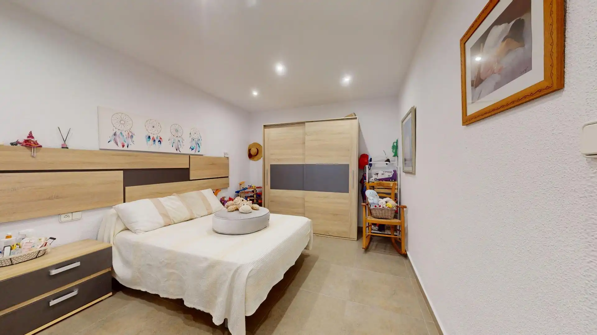 Bedroom of Houses for sale in Elche / Elx  with Air Conditioner, Private garden and Terrace