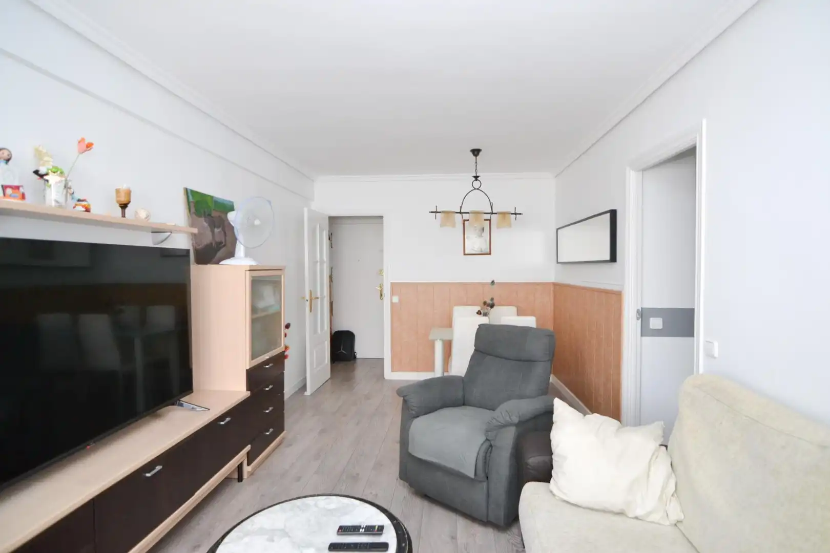 Sala de estar de Planta baja en venta en Móstoles con Calefacción, Parquet y Terraza