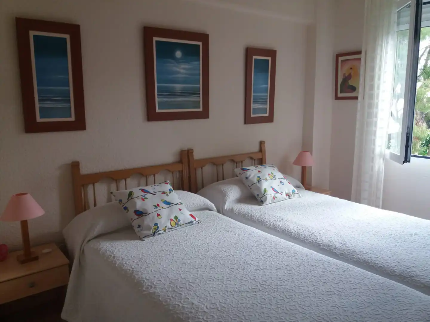 Dormitori de Apartament de lloguer en Benicasim / Benicàssim amb Terrassa, Moblat i Es permeten mascotes