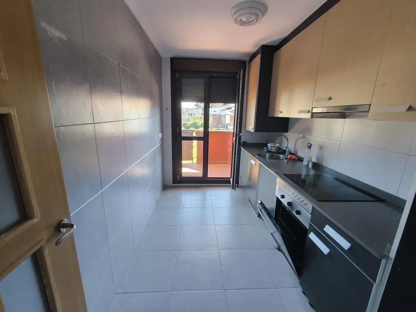 Kitchen of Flat for sale in Llanes  with Heating, Private garden and Parquet flooring