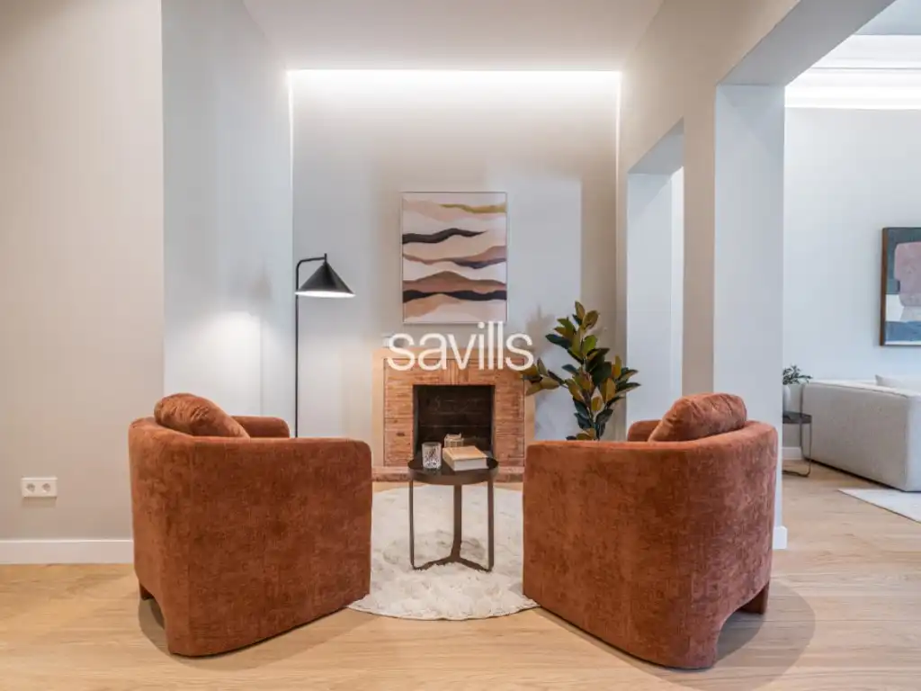 Sala de estar de Apartamento en venta en Barcelona con Aire acondicionado, Horno y Lavadora