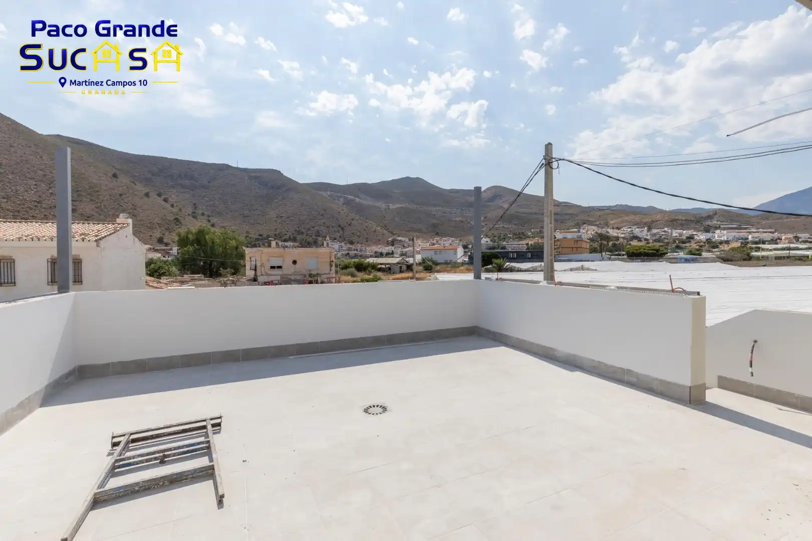 Terrasse von Wohnung zum Verkauf in Gualchos mit Klimaanlage, Heizung und Privatgarten