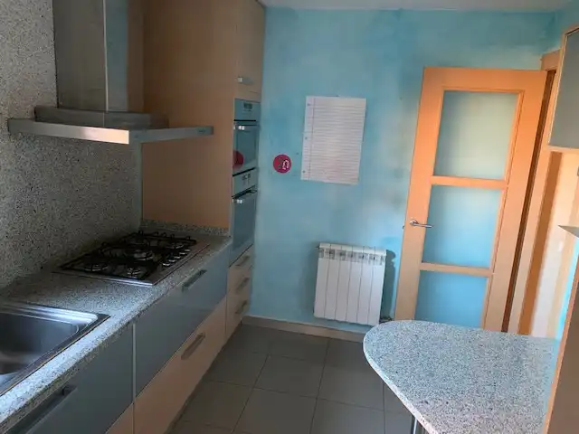Cocina de Planta baja de alquiler en Sant Cugat del Vallès con Calefacción, Jardín privado y Parquet