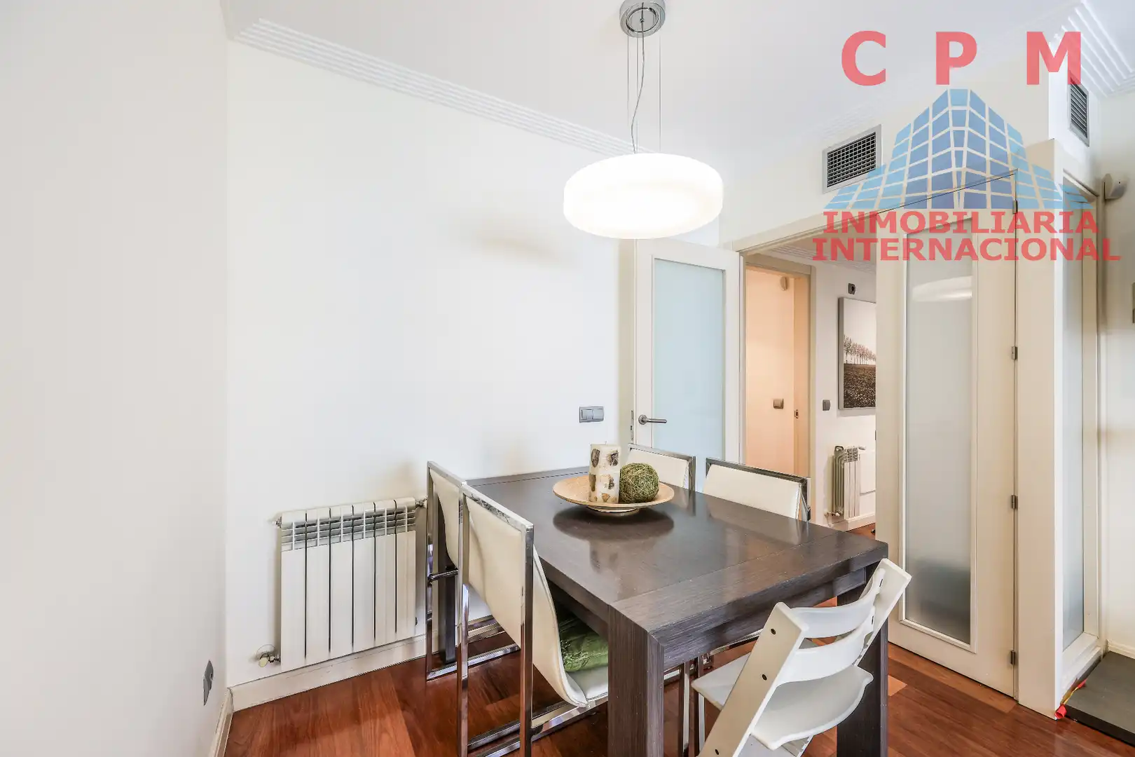 Esszimmer von Wohnung zur Miete in Madrid mit Klimaanlage, Heizung und Parkett