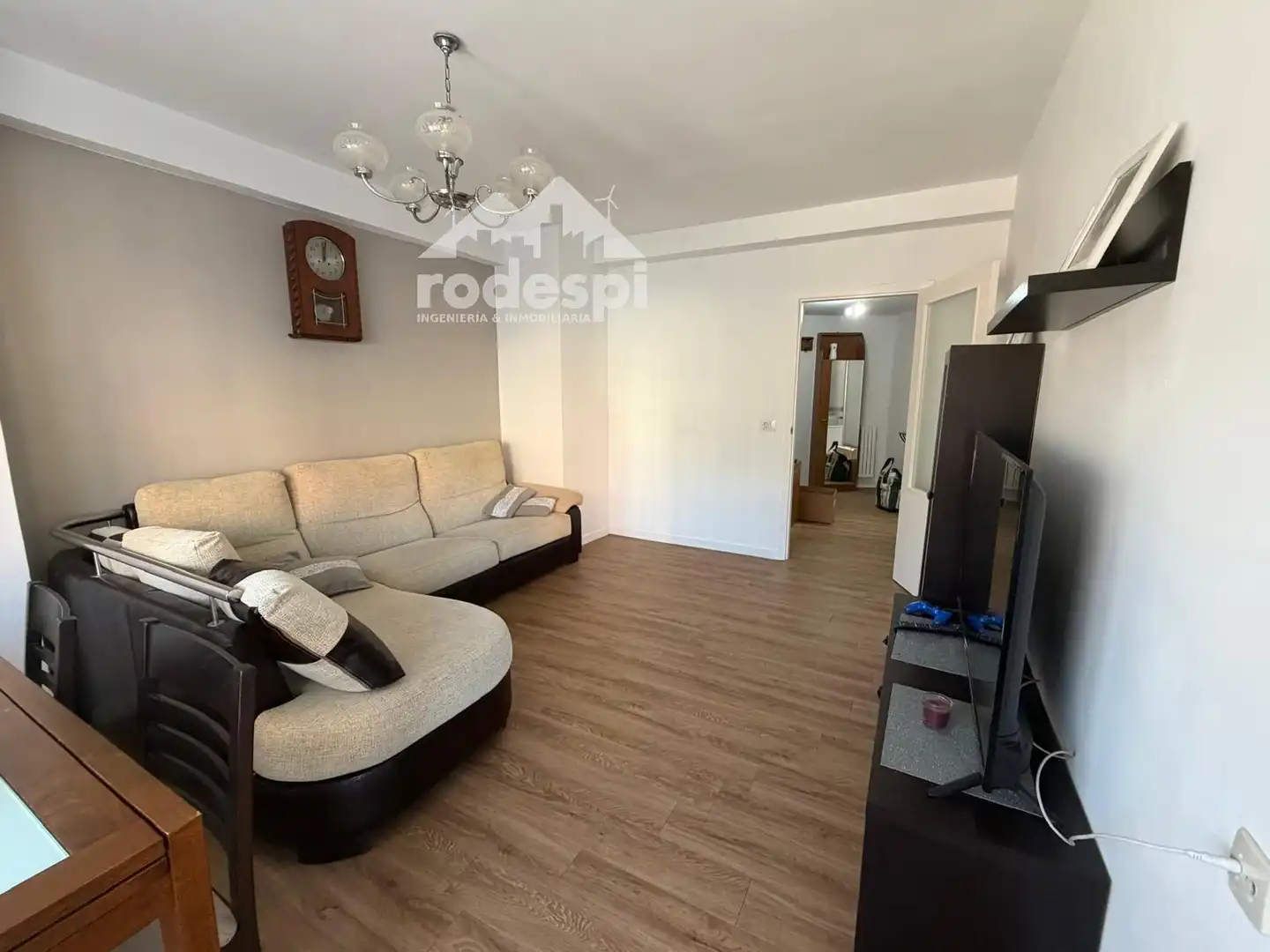 Wohnzimmer von Wohnung zur Miete in Ponteareas mit Heizung, Terrasse und Möbliert