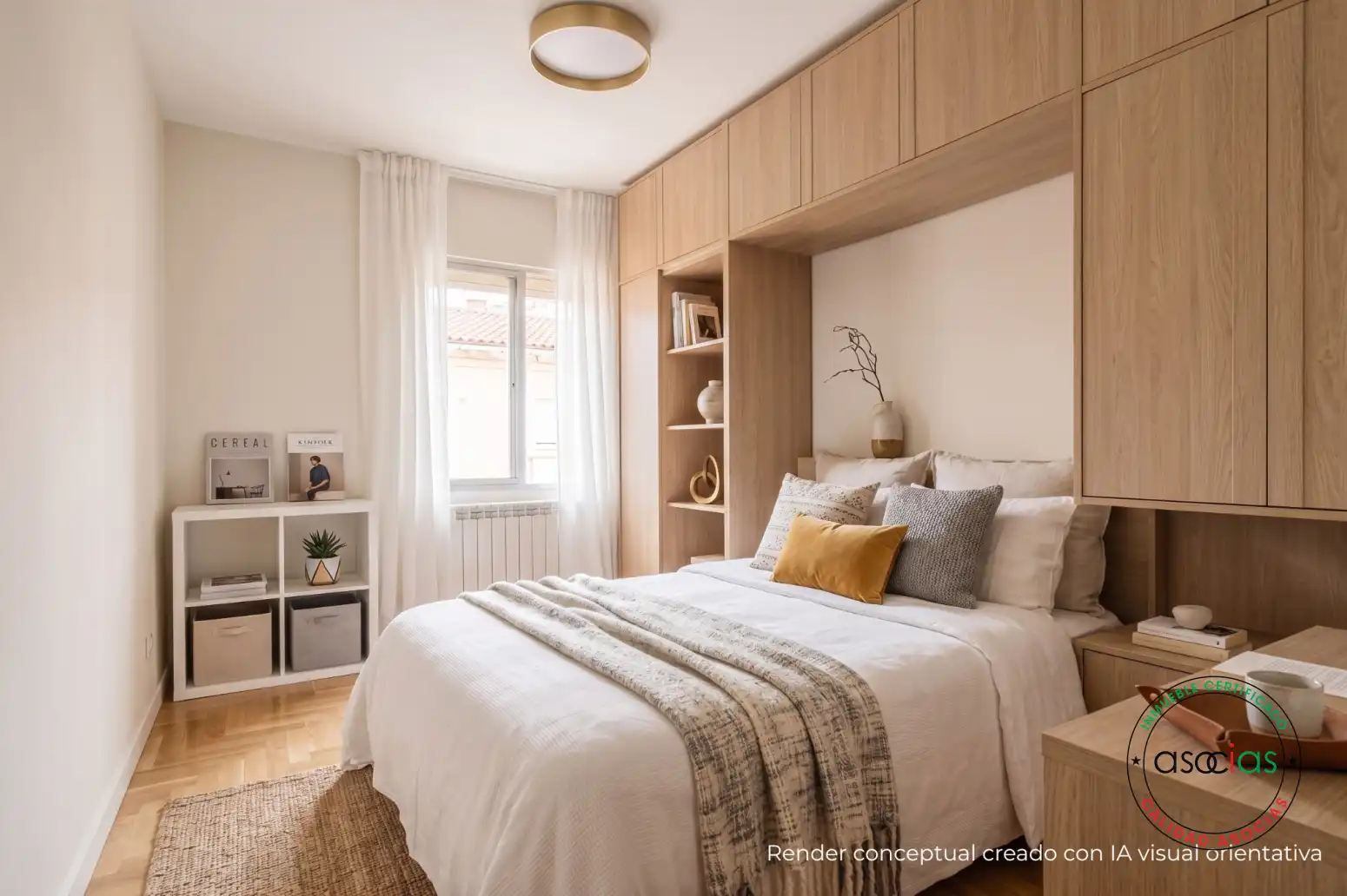 Bedroom of Flat for sale in Cudillero  with Heating and Furnished