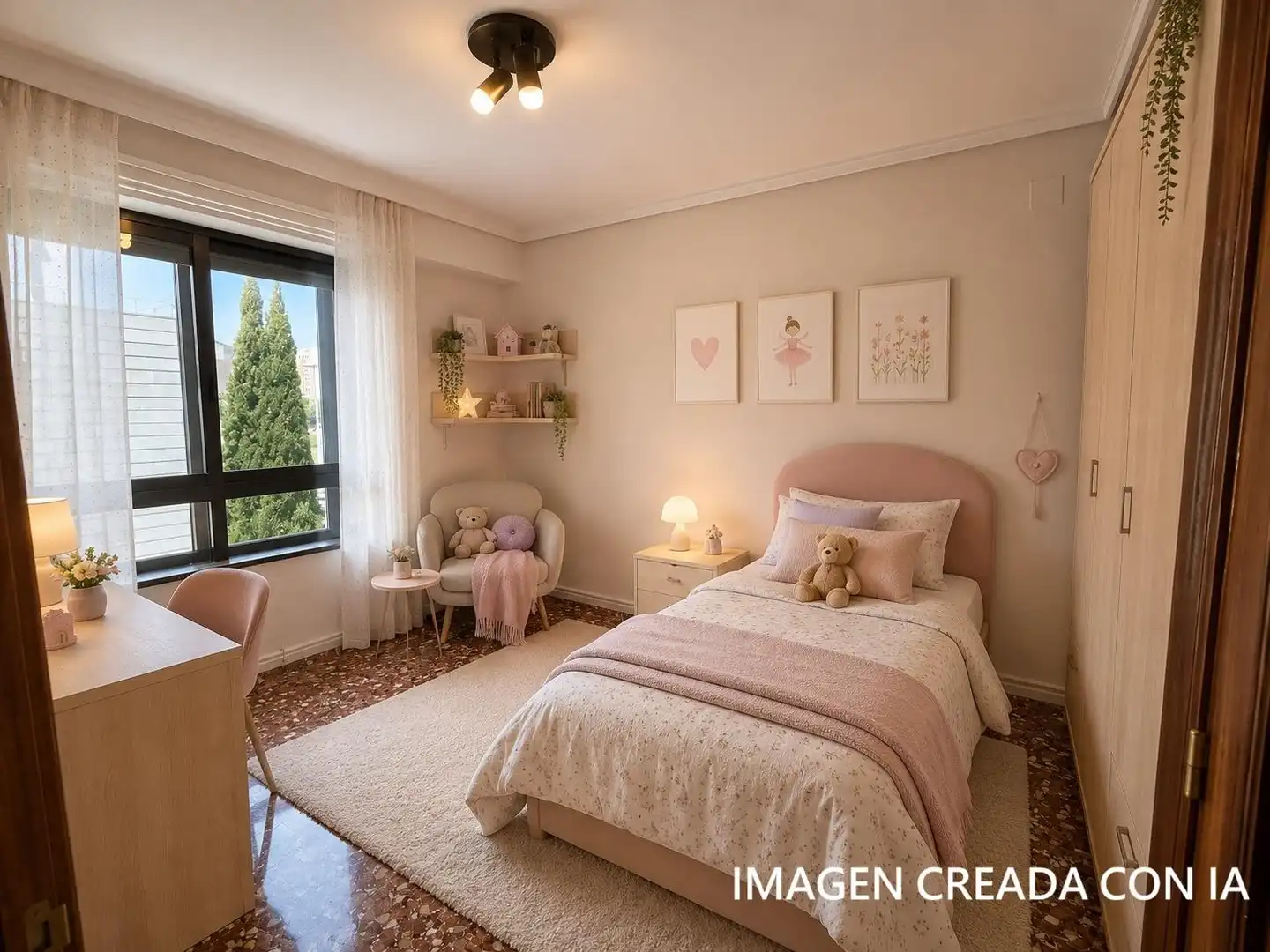 Schlafzimmer von Wohnung zum Verkauf in Sagunto / Sagunt mit Klimaanlage, Heizung und Terrasse