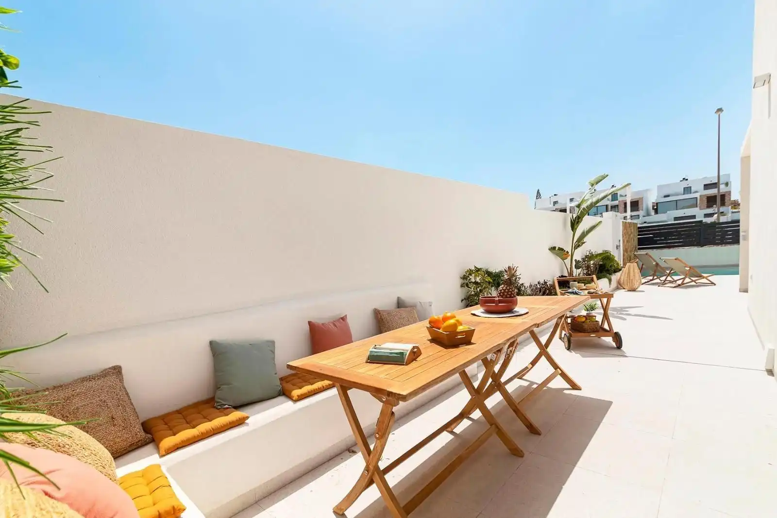 Terraza de Casa o chalet en venta en Rojales con Jardín privado, Terraza y Piscina
