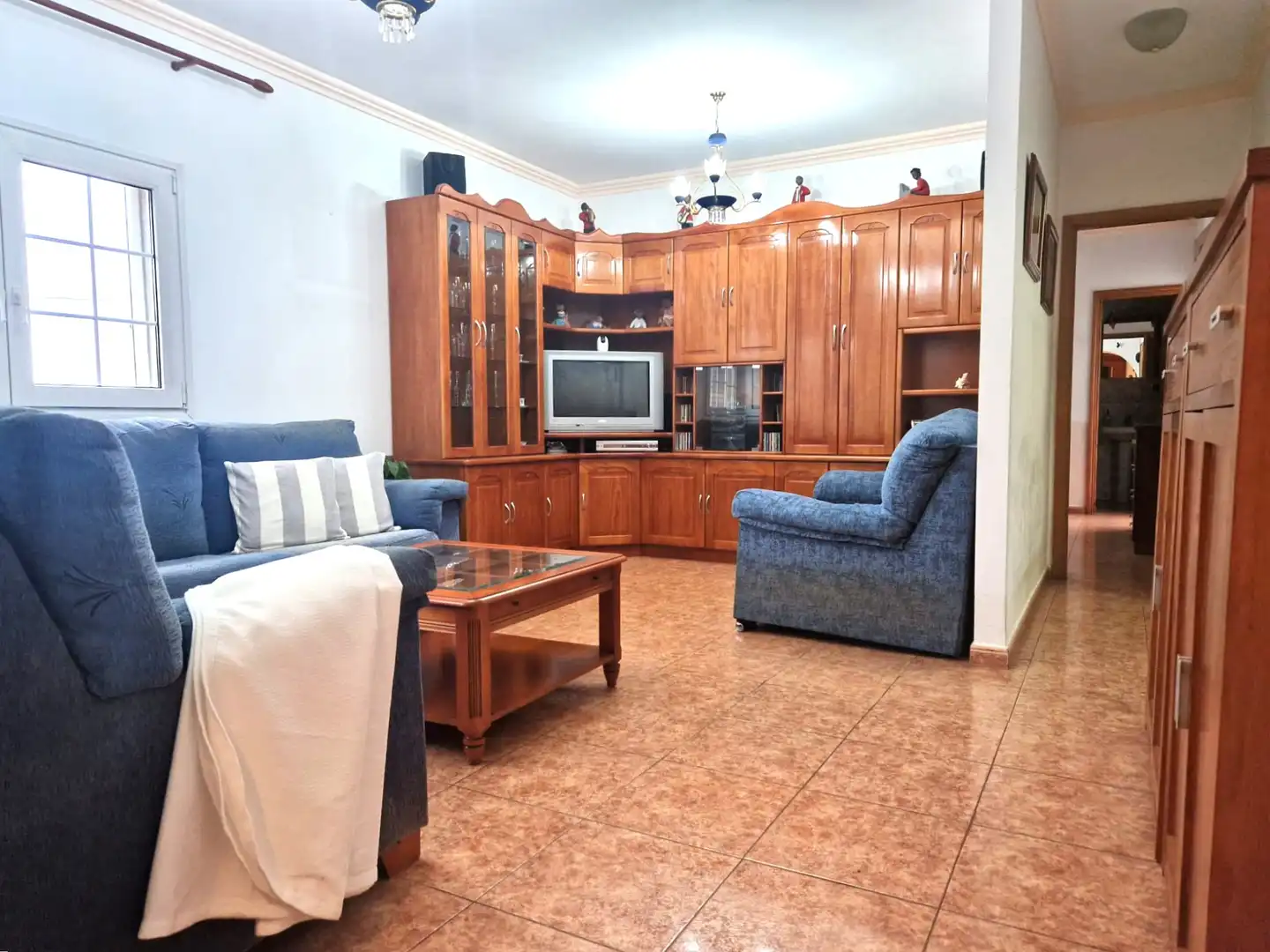Sala de estar de Casa o chalet en venta en Vega de San Mateo con Jardín privado, Terraza y Internet
