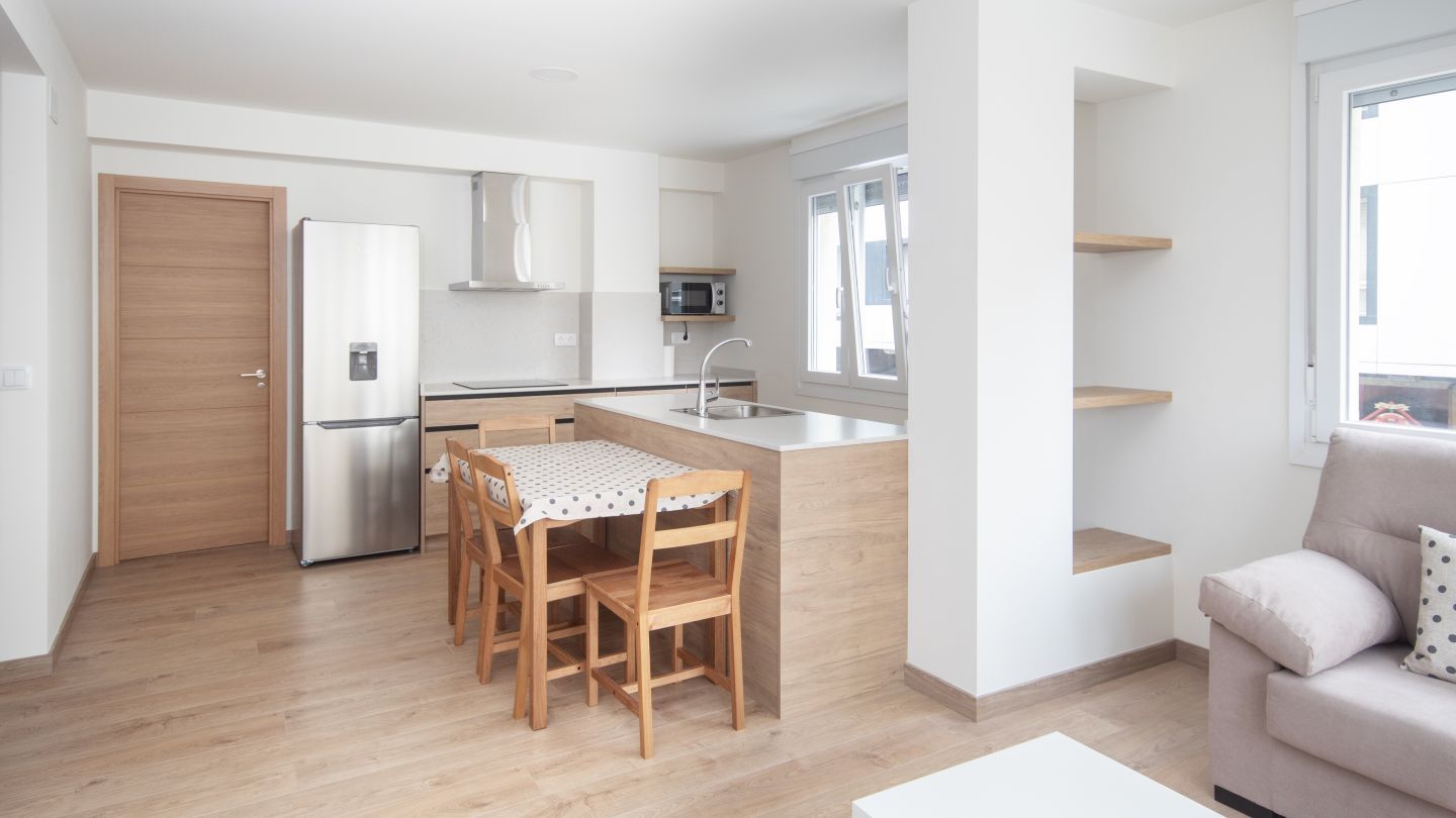 Kitchen of Flat to rent in Carballo  with Heating