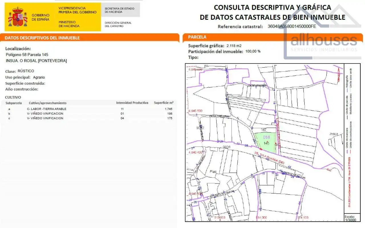 Terreno residenziale in vendita a O Rosal, imagen 9