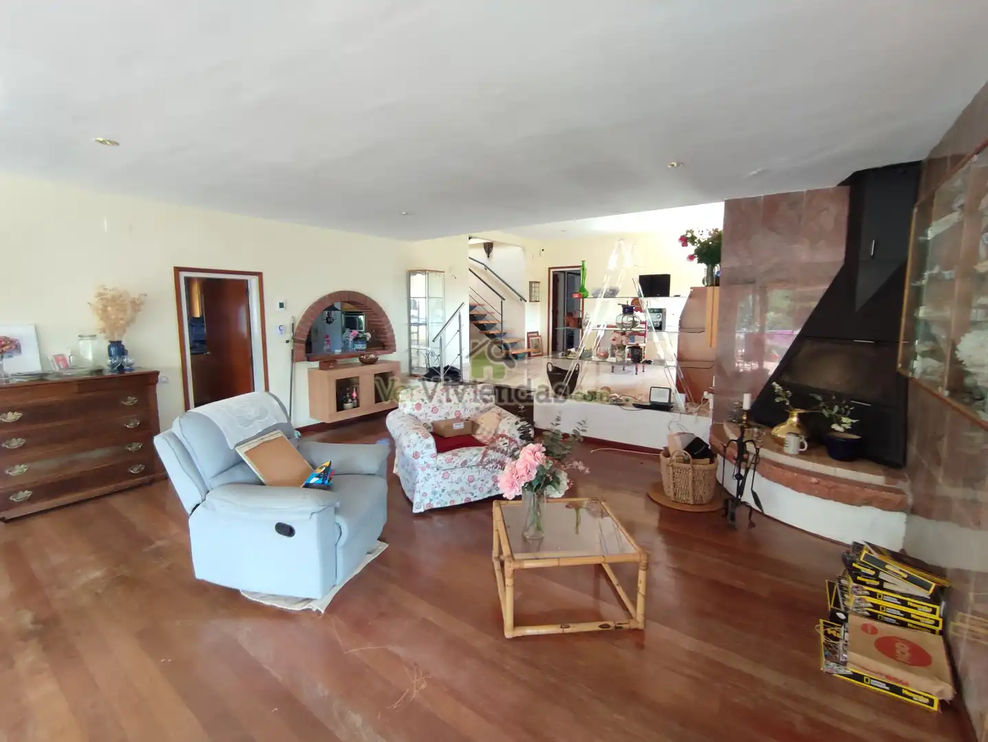 Sala de estar de Casa o chalet en venta en Esparreguera con Calefacción, Jardín privado y Parquet