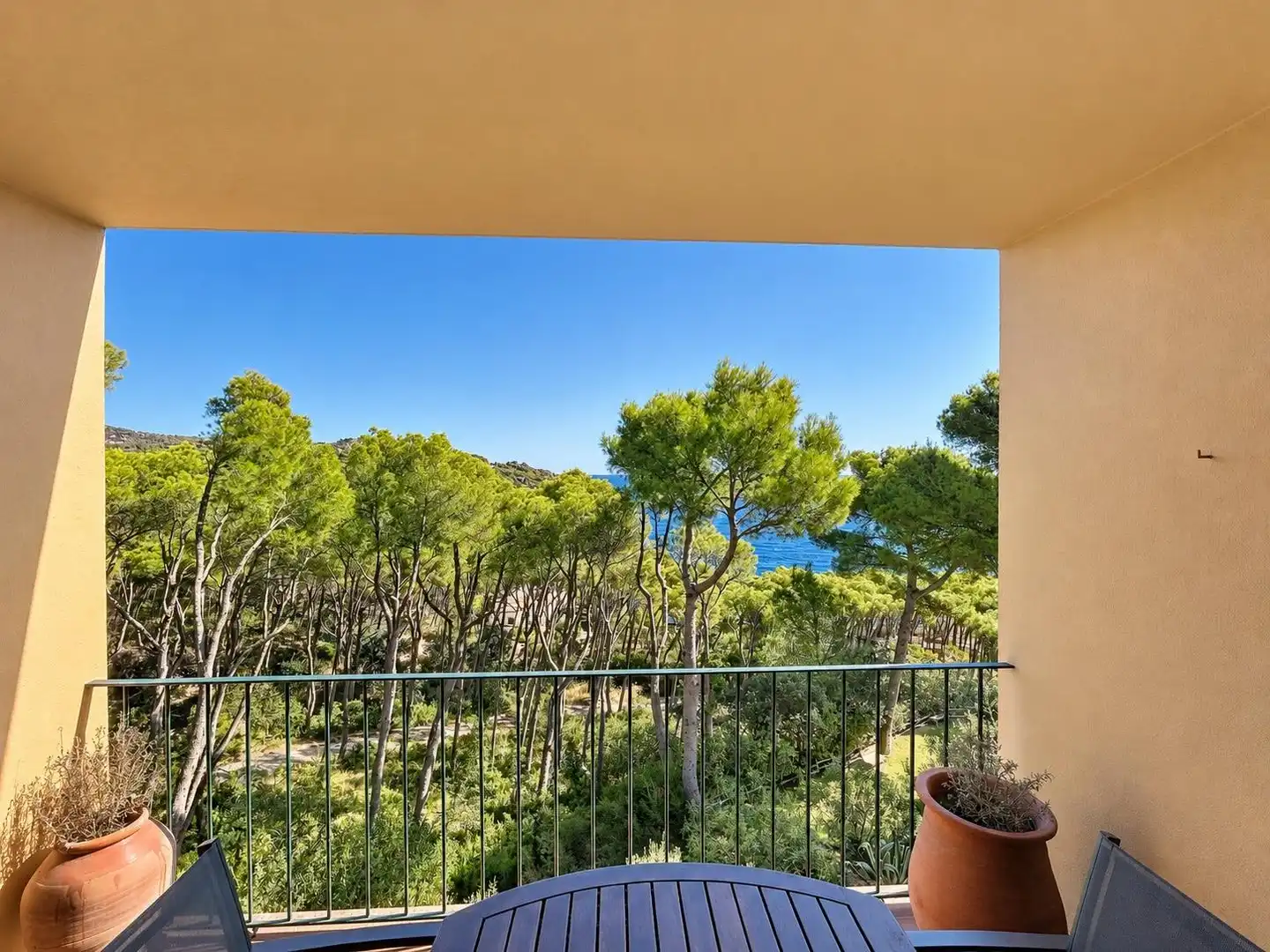 Terraza de Apartamento en venta en Palafrugell con Calefacción, Jardín privado y Amueblado