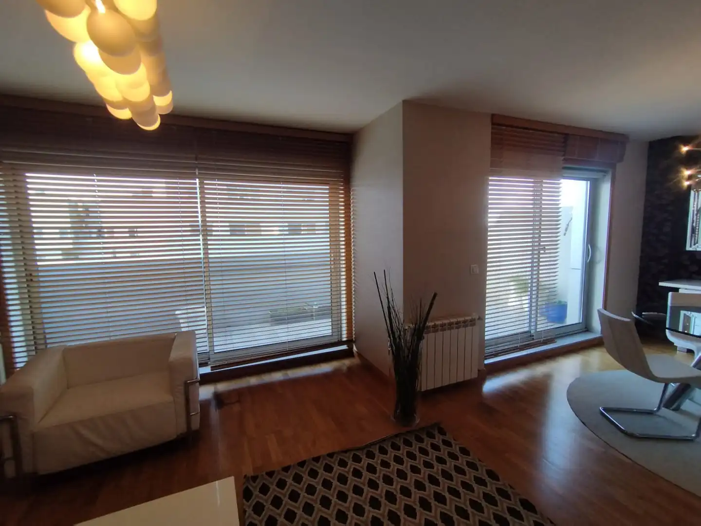 Sala de estar de Dúplex en venta en Narón con Calefacción, Parquet y Terraza