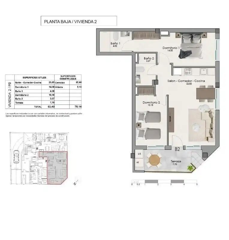 Apartamento con piscina en venta en Santa Pola ciudad, imagen 8