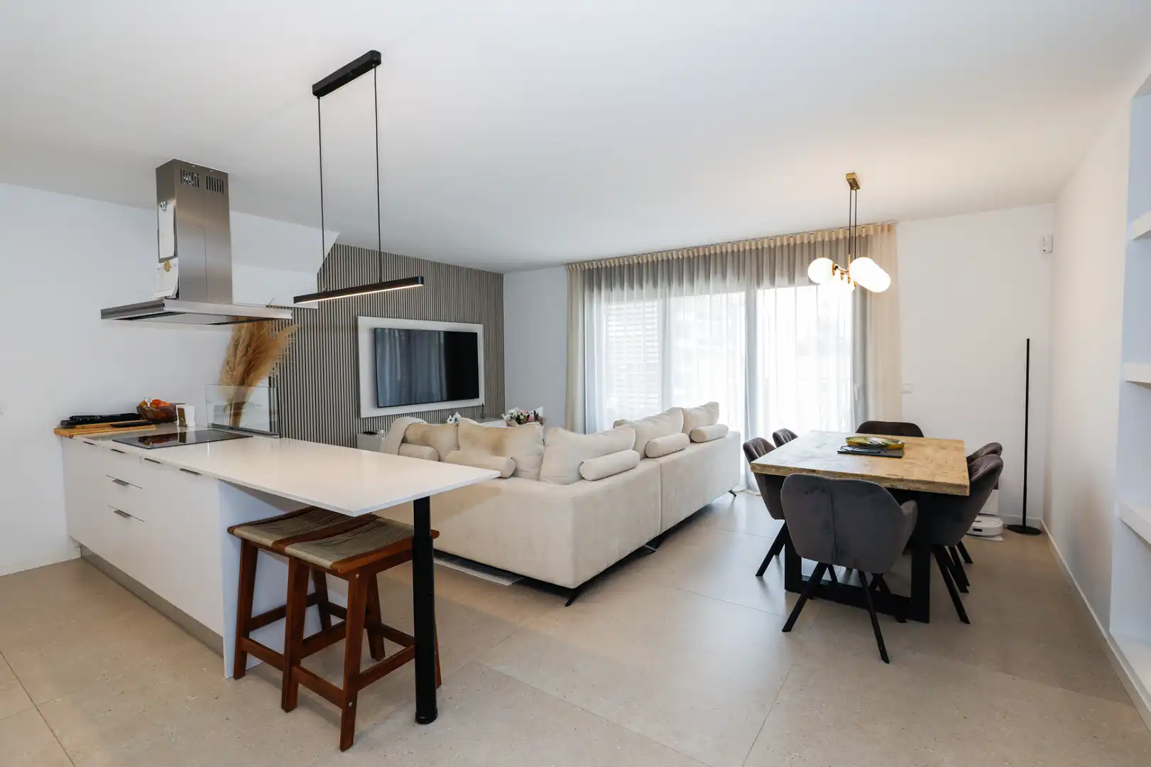 Sala de estar de Piso en venta en Granollers con Aire acondicionado, Jardín privado y Terraza