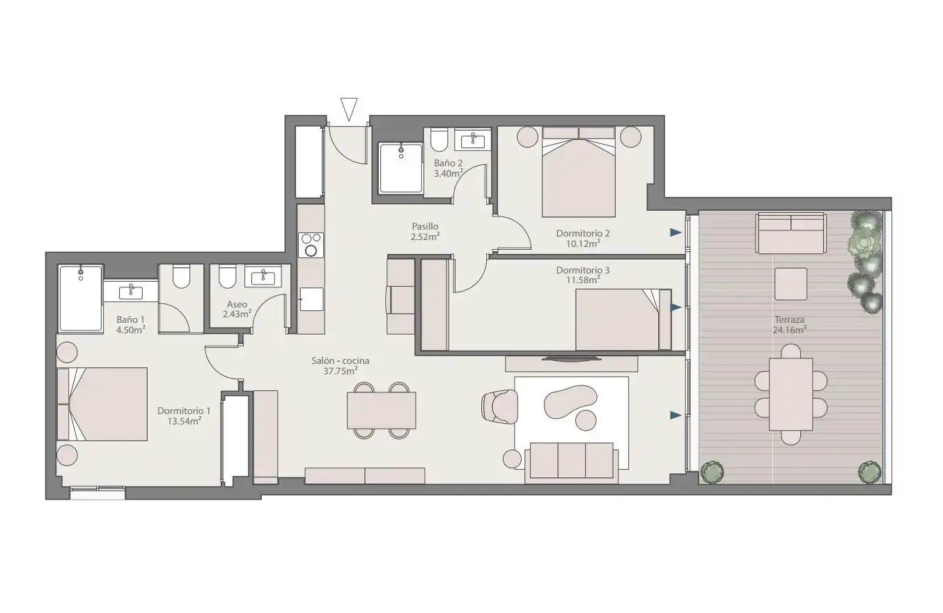 Apartament amb piscina en venda a Los Pacos, imagen 9
