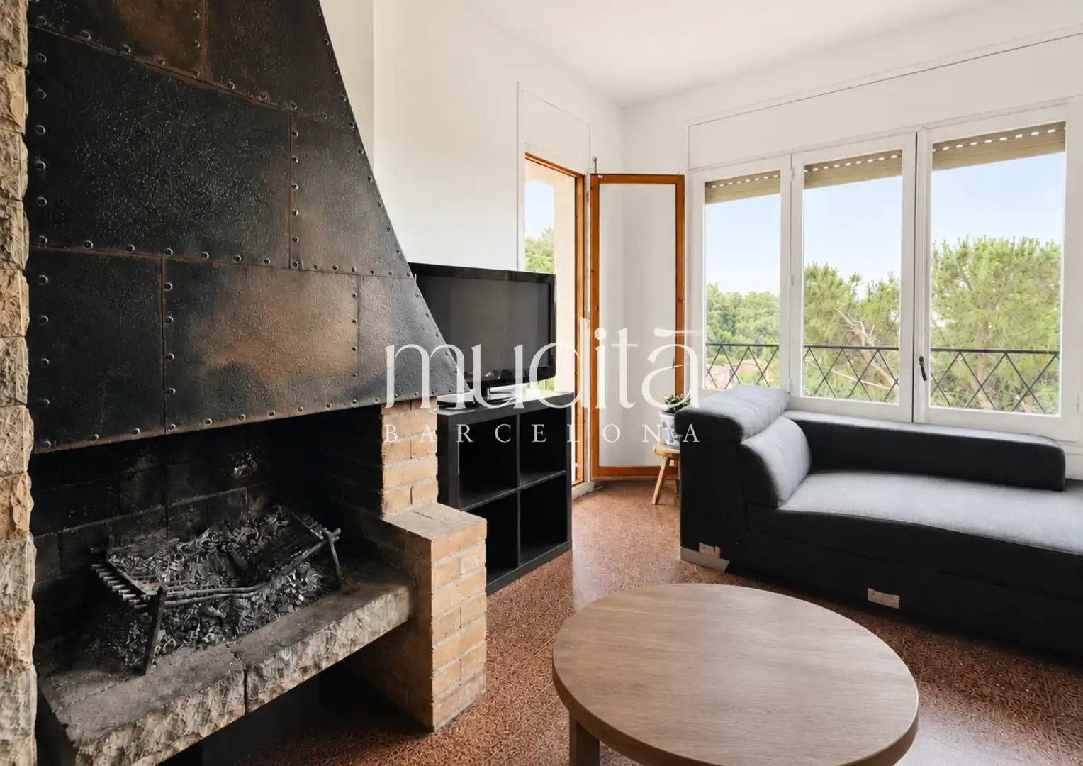 Living room of Houses for sale in L'Ametlla del Vallès  with Heating, Private garden and Terrace
