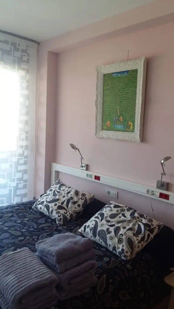 Schlafzimmer von Wohnung zur Miete in Cullera mit Klimaanlage, Terrasse und Möbliert