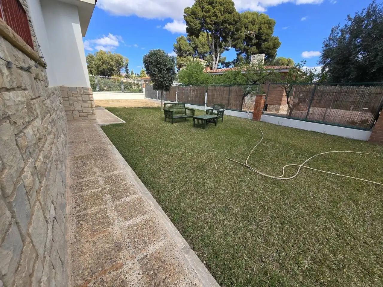 Garden of Houses for sale in San Vicente del Raspeig / Sant Vicent del Raspeig  with Air Conditioner, Private garden and Terrace